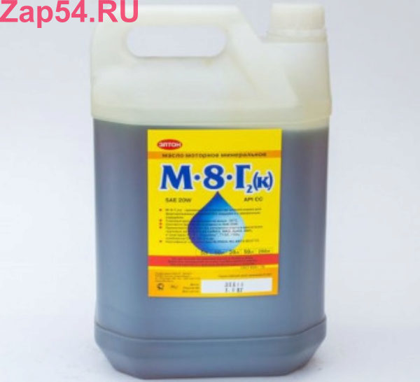 М8Г2К5 ЭЛТОН Моторное масло М-8Г2(к)  5л ЭЛТОН (дизельное, SAE 20, API CС, без наддува или с умеренным наддувом)